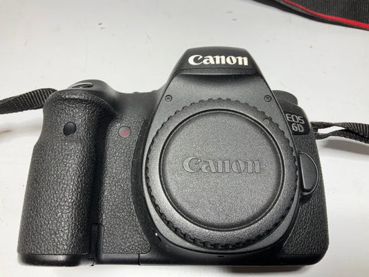 Canon EOS 6D 20.2MP Full-Frame DSLR Camera – Body Only (Used) – Black