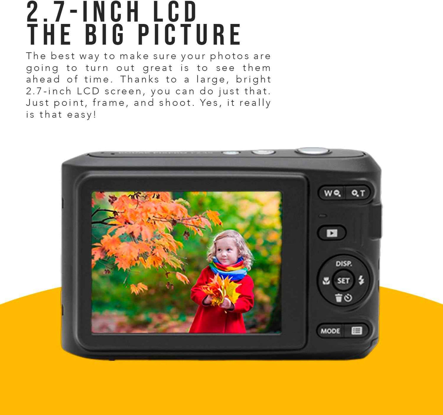 Kodak PIXPRO FZ45 (Red) Bundle - Friendly Zoom Camera with Case, 128GB SD Card and Batteries