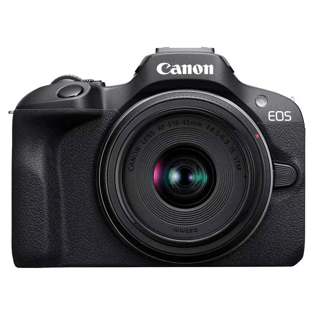 Canon EOS R100 Mirrorless Digital Camera with RF-S 18-45mm IS STM Lens