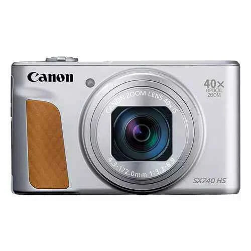 Canon PowerShot SX740 HS - 20.3MP 4K Digital Camera, 40x Zoom, Wi-Fi - Silver