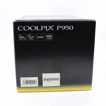 Nikon COOLPIX P950 Digital Camera - 16MP 83x Optical Telephoto Zoom Lens - Black