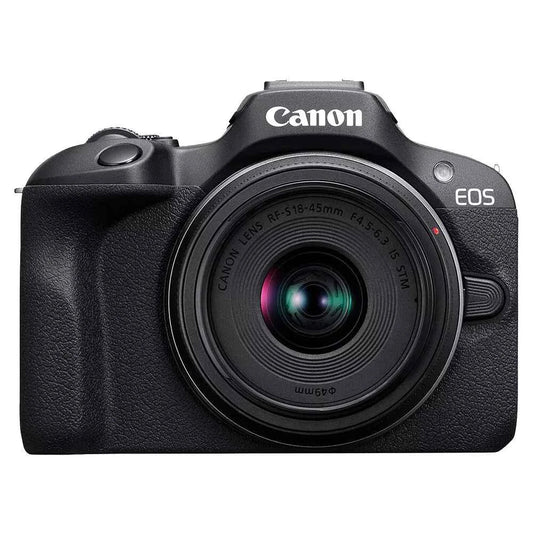 Canon EOS R100 Mirrorless Digital Camera with RF-S 18-45mm IS STM Lens