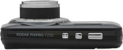 Kodak PIXPRO FZ55 (Black) Bundle - Friendly Zoom Camera with 32GB SD, Case & Charger