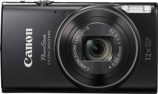 Canon PowerShot ELPH 360 HS 20.2-Megapixel Digital Camera - Black