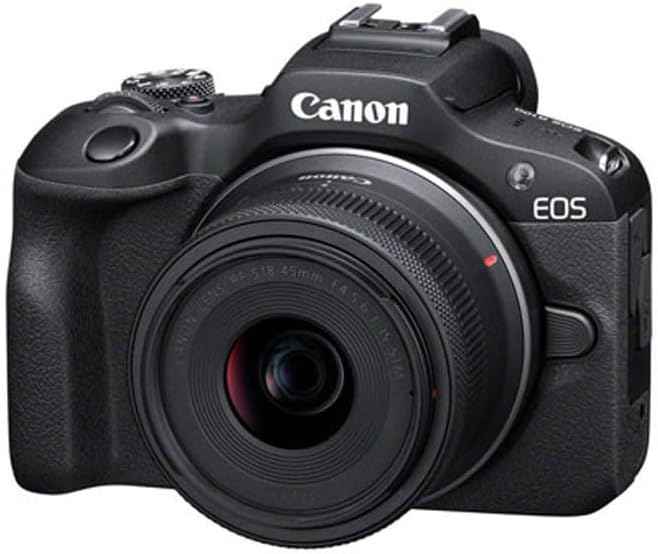 Canon EOS R100 Mirrorless Camera + RF-S 18-45mm IS STM Lens Kit