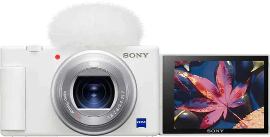 Sony ZV-1 - 20.1MP Digital Camera for Content Creators and Vloggers - White