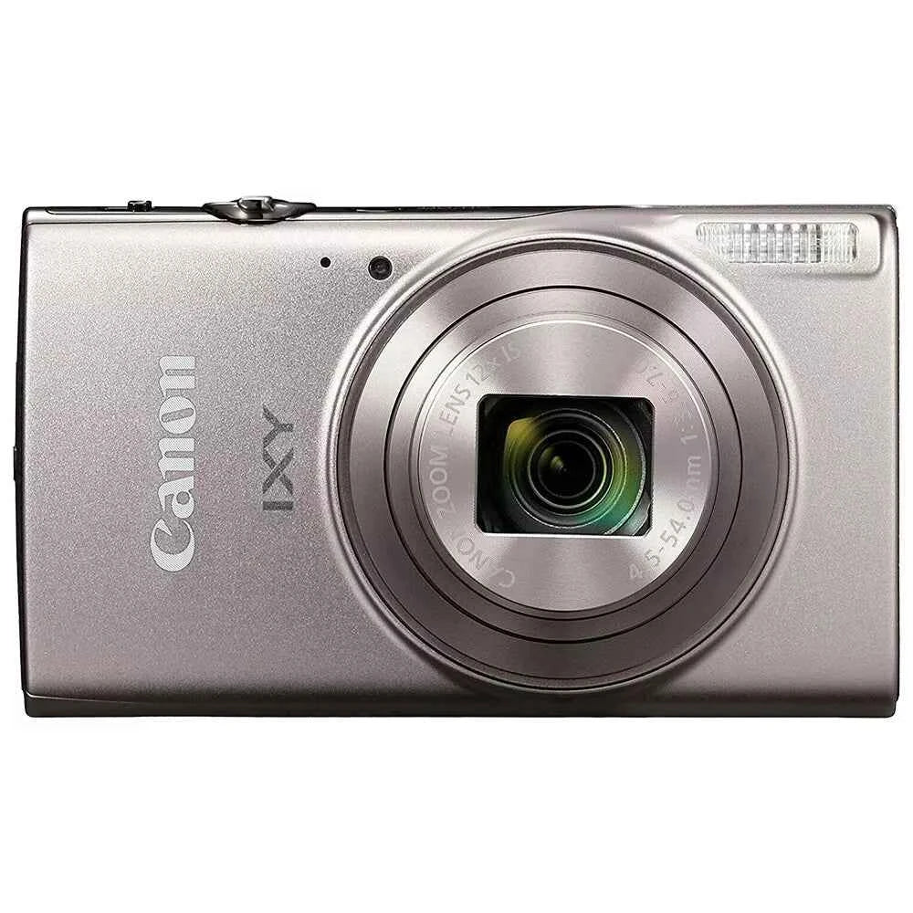 Canon IXY 650 / ELPH 360 - 20.2MP Digital Camera, 12x Zoom, Wi-Fi - Silver