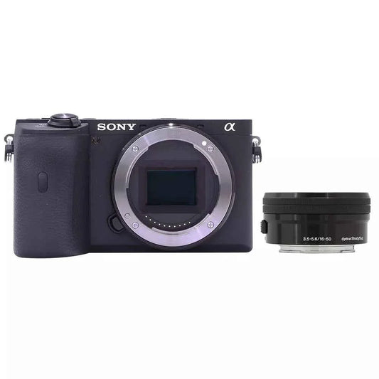 Sony Alpha α6600 Mirrorless 24.2MP 4K Digital Camera with E PZ 16-50mm f/3.5-5.6 OSS Lens - Black