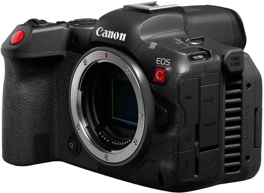 Canon EOS R5 C 8K Video Mirrorless Cinema Camera with RF24-105mm f/4 L IS USM Lens - Black