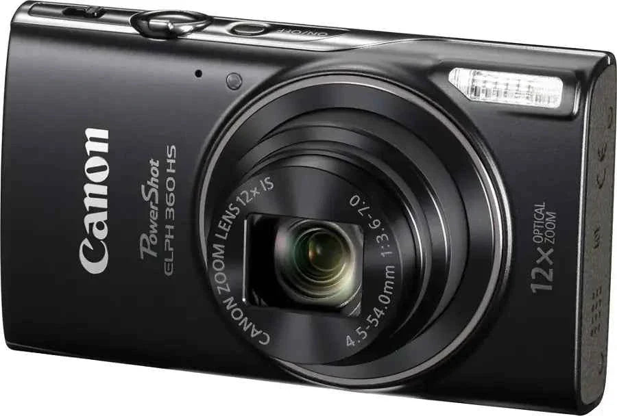 Canon PowerShot ELPH 360 HS 20.2-Megapixel Digital Camera - Black