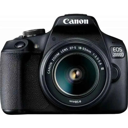 Canon EOS 2000D / Rebel T7 24.1MP DSLR Camera with EF-S 18-55mm f/3.5-5.6 III Lens