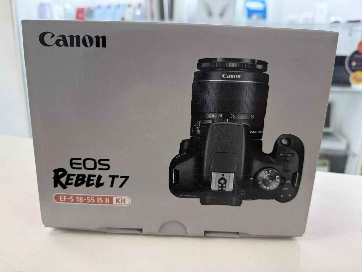 Canon EOS Rebel T7 DSLR Camera - Black (Kit with 18-55mm Lens)