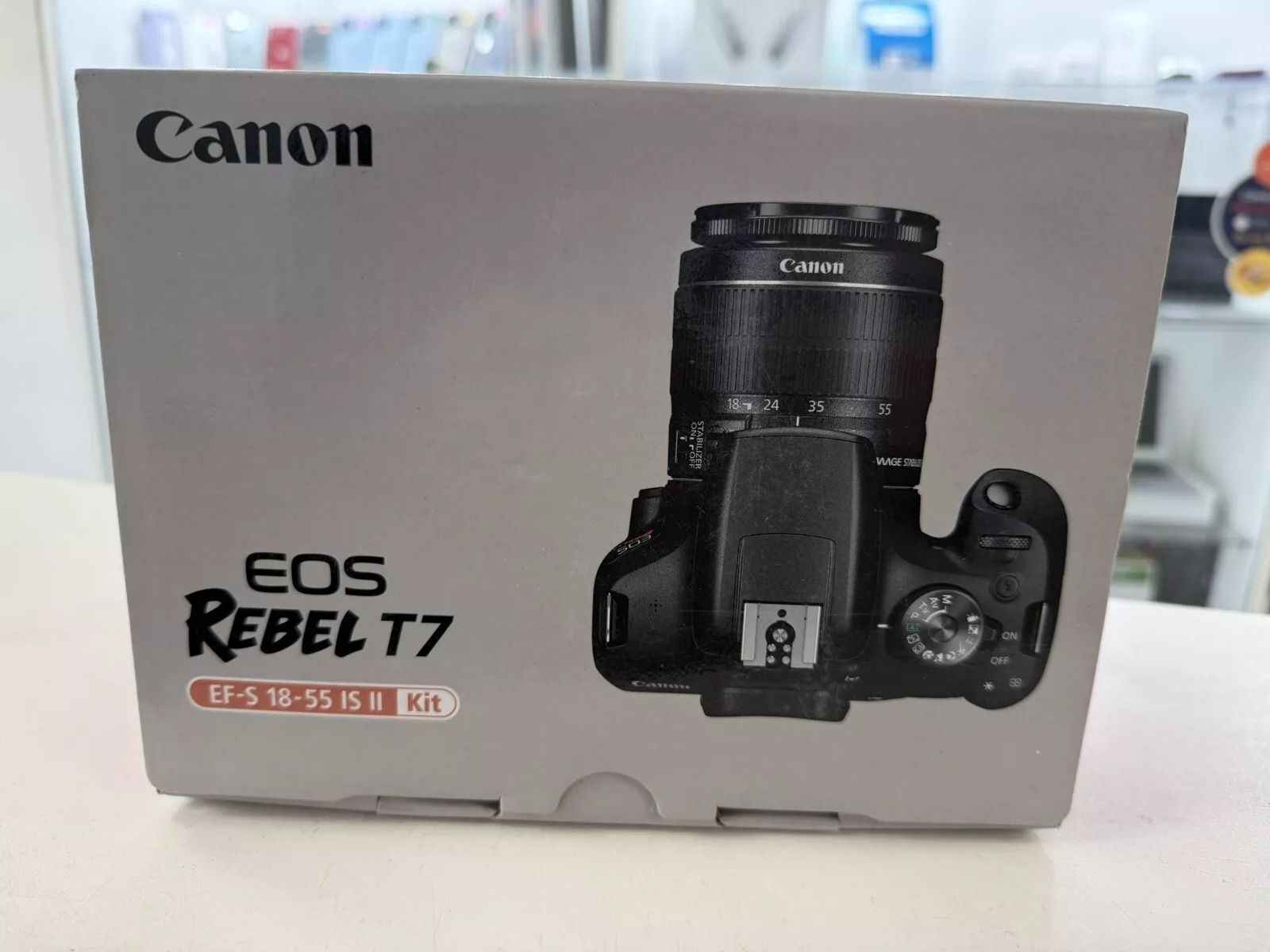 Canon EOS Rebel T7 DSLR Camera - Black (Kit with 18-55mm Lens)