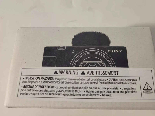 Sony ZV-1 II Vlog Camera for Content Creators and Vloggers - Black