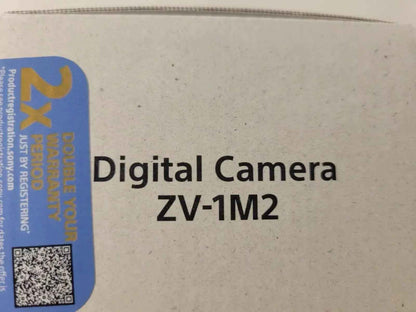 Sony ZV-1 II Vlog Camera for Content Creators and Vloggers - Black