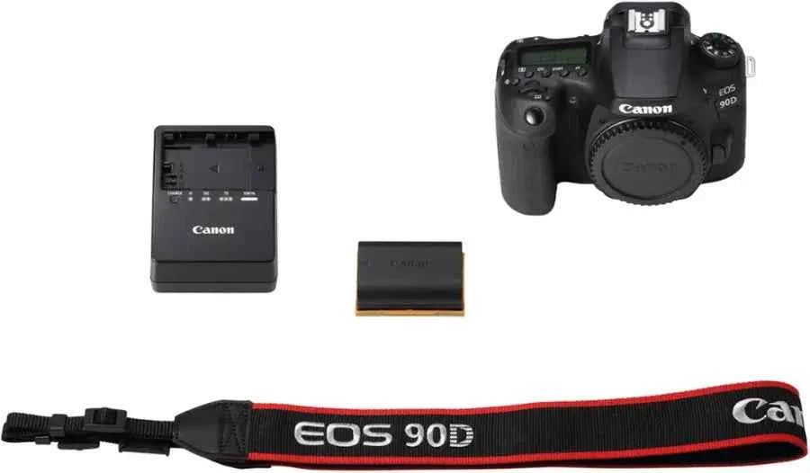 Canon EOS 90D DSLR Camera (Body Only) - Black