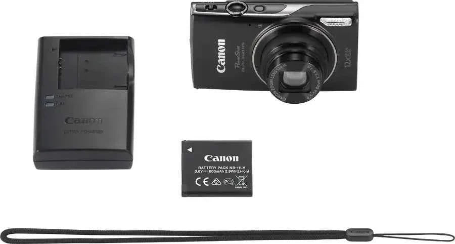 Canon PowerShot ELPH 360 HS 20.2-Megapixel Digital Camera - Black